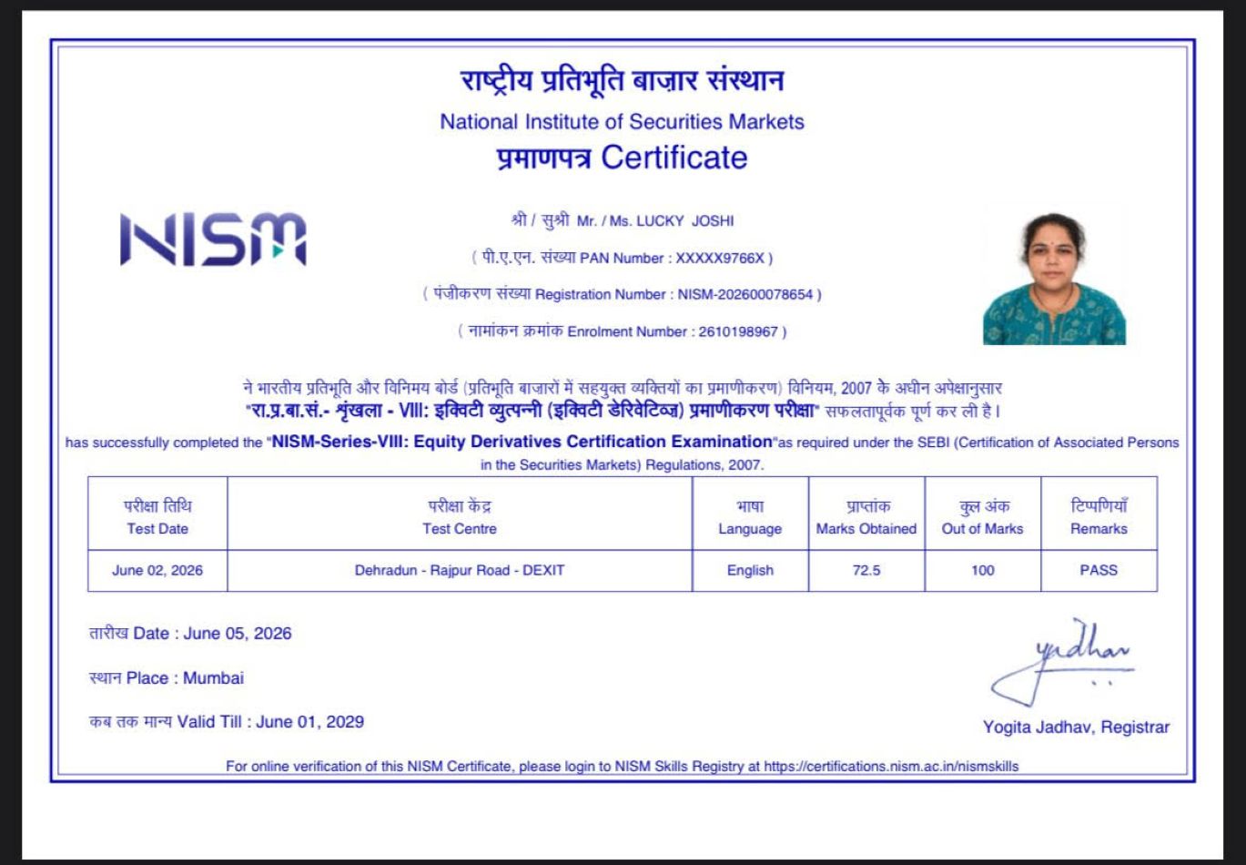 NISM Certificate Copy 1