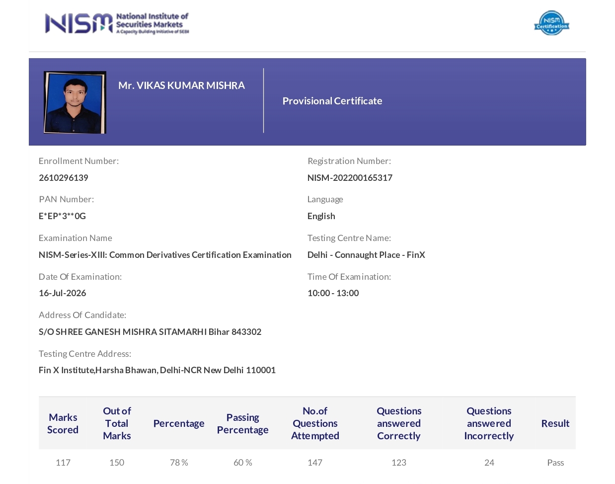 NISM Certificate Copy 1