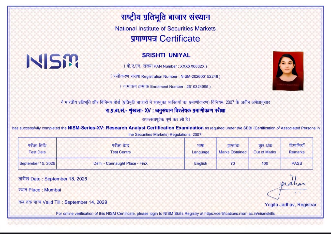 NISM Certificate Copy 1