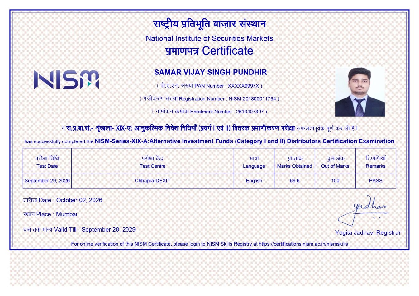 NISM Certificate Copy 1