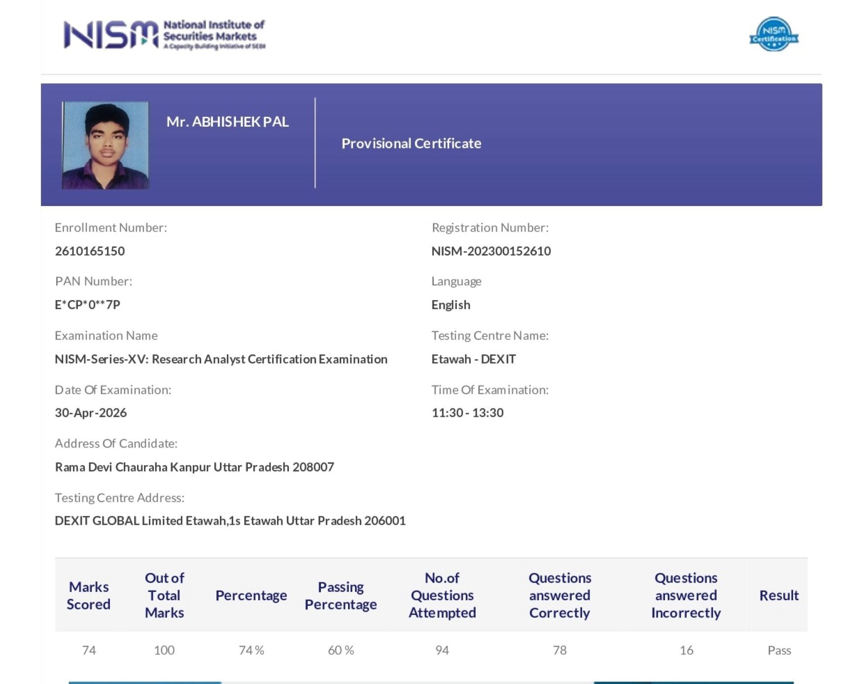 NISM Certificate Copy 1