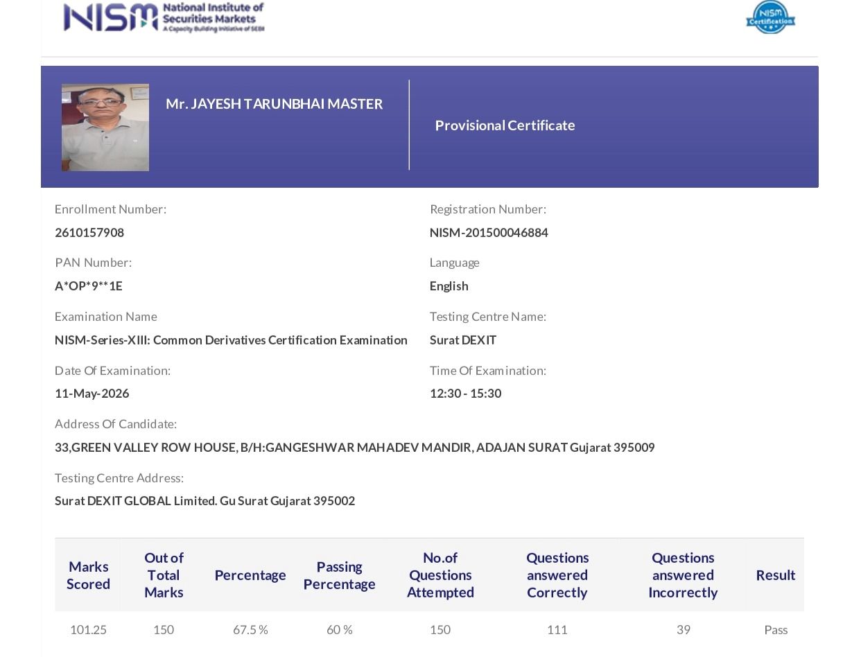NISM Certificate Copy 1