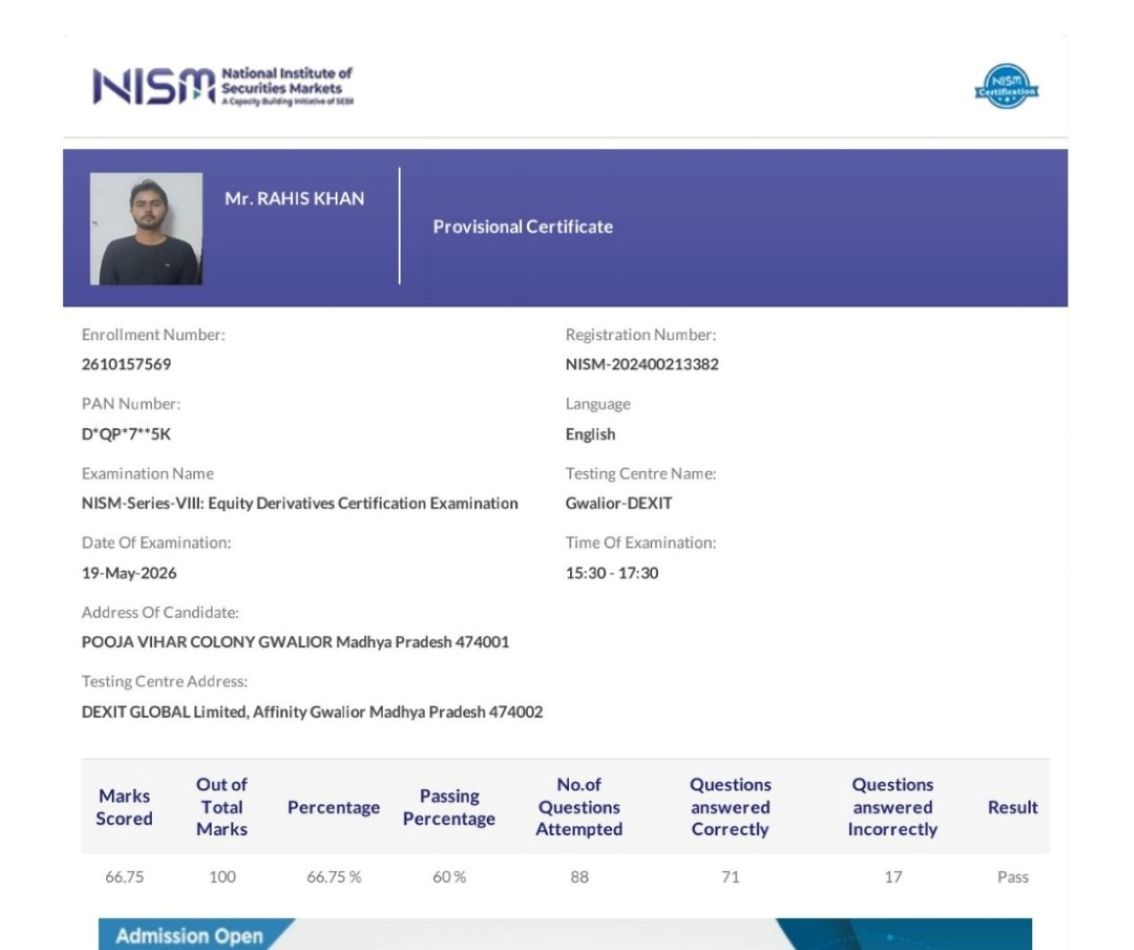 NISM Certificate Copy 1
