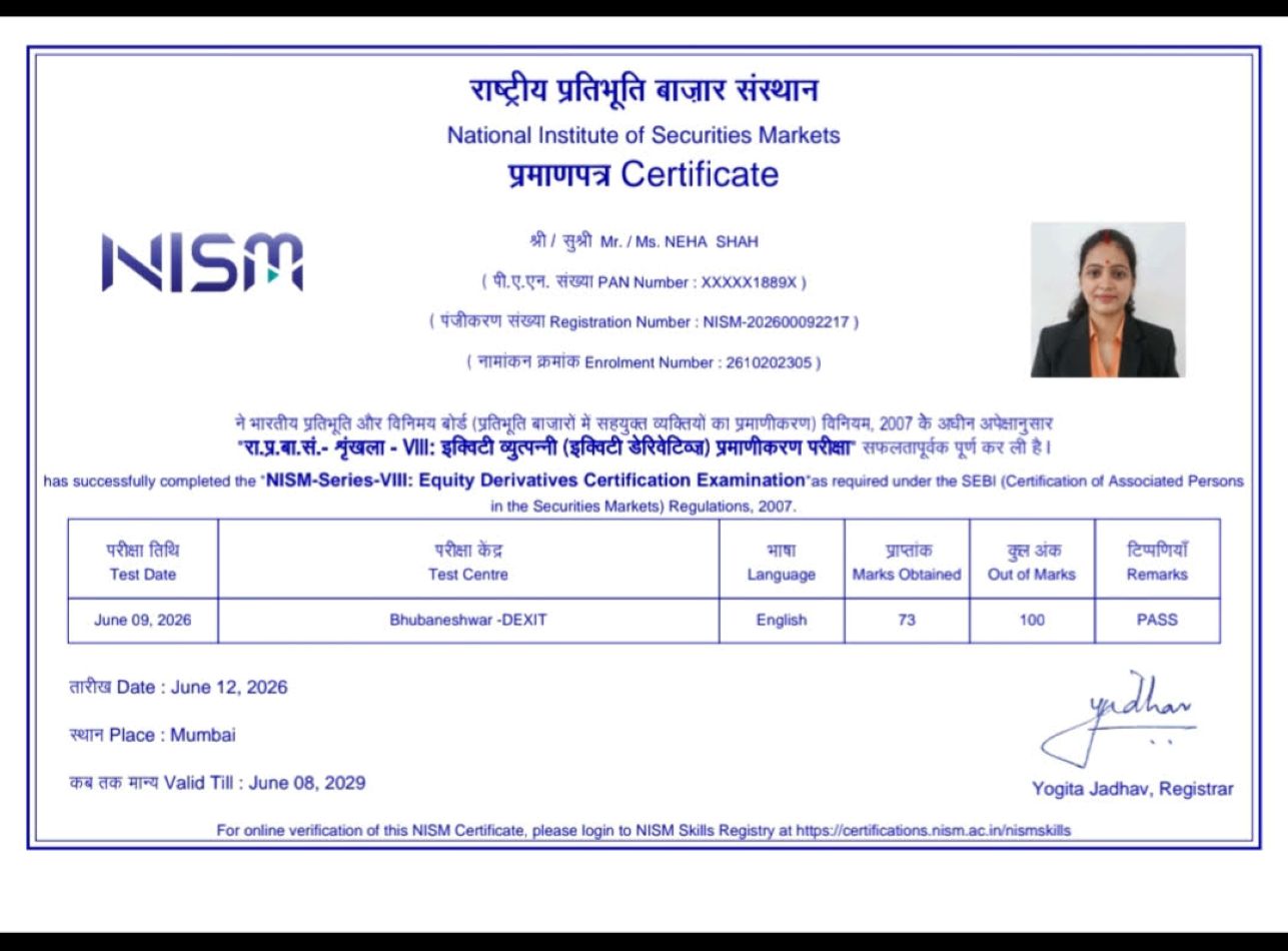 NISM Certificate Copy 1